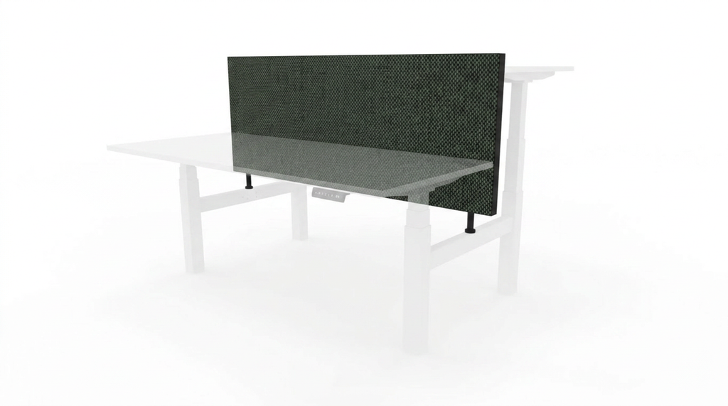 Akoestische tussenwand aluminium kader