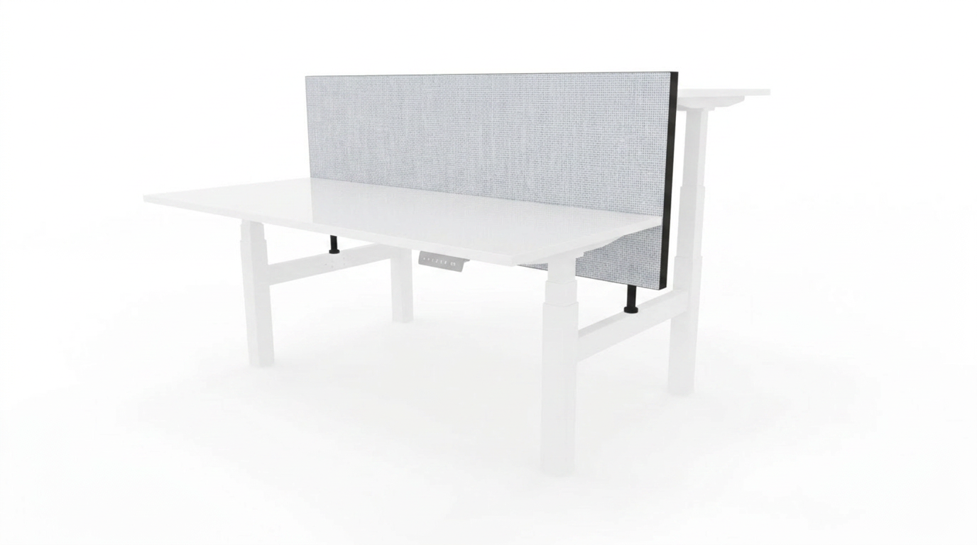 Akoestische tussenwand aluminium kader