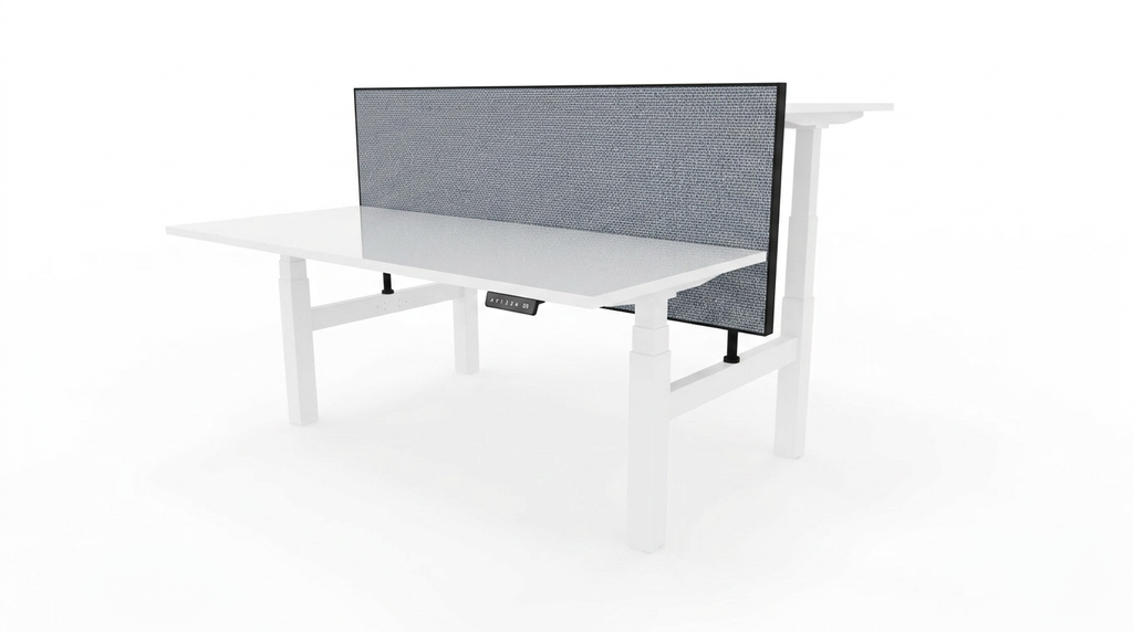 Akoestische tussenwand aluminium kader