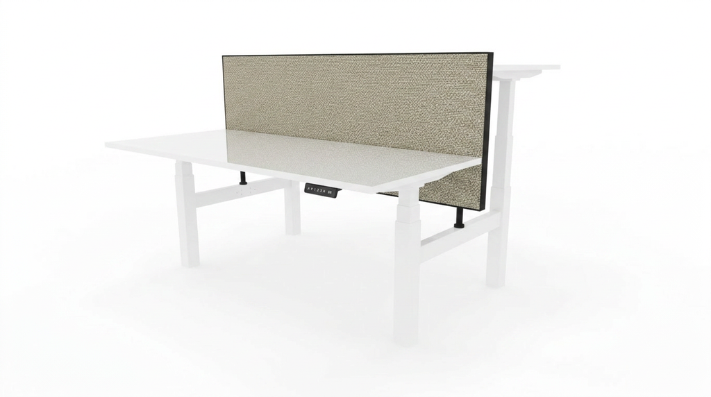 Akoestische tussenwand aluminium kader