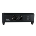 Bachmann Desk 1, 2x 230v, 1x USB A+C - Zwart