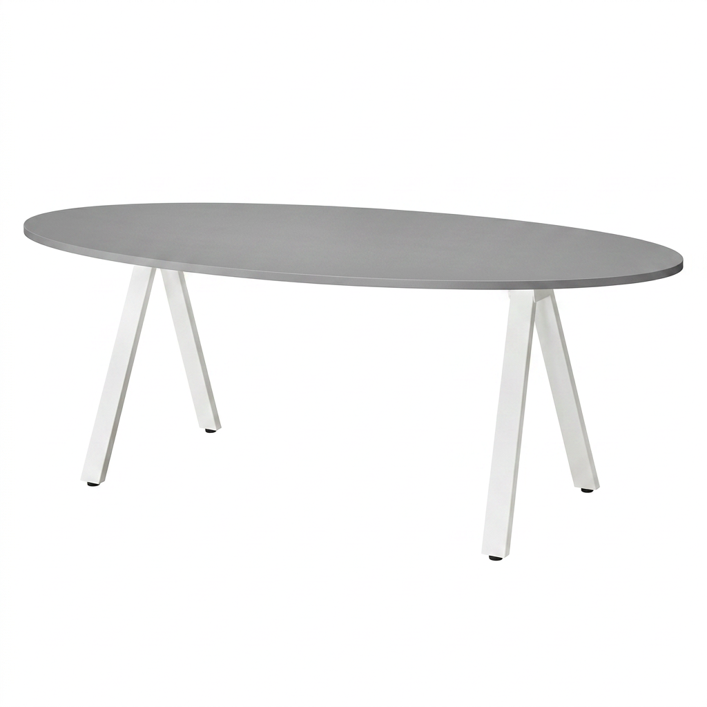 Vergadertafel V-leg ellips
