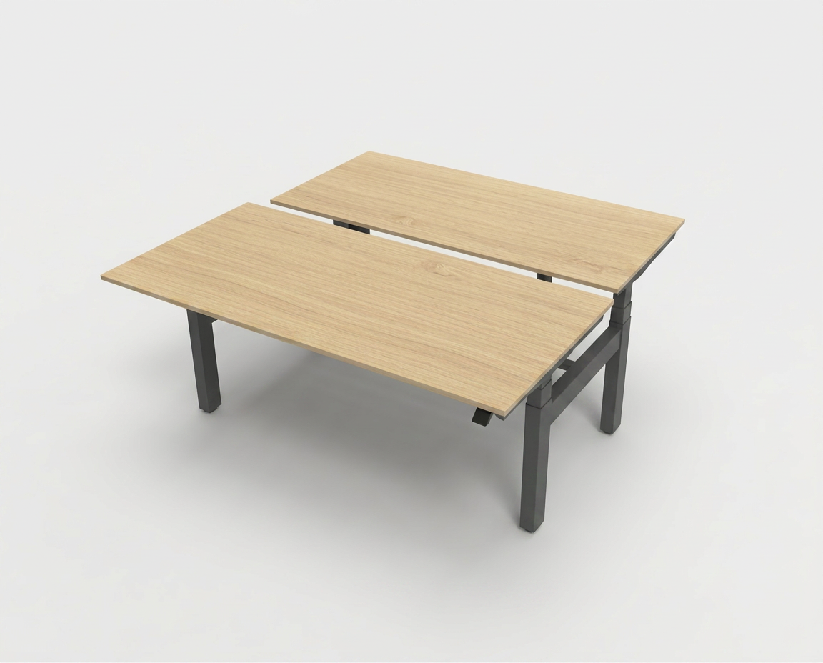 Duo Werkplek Voortman H poot zit-sta bureau