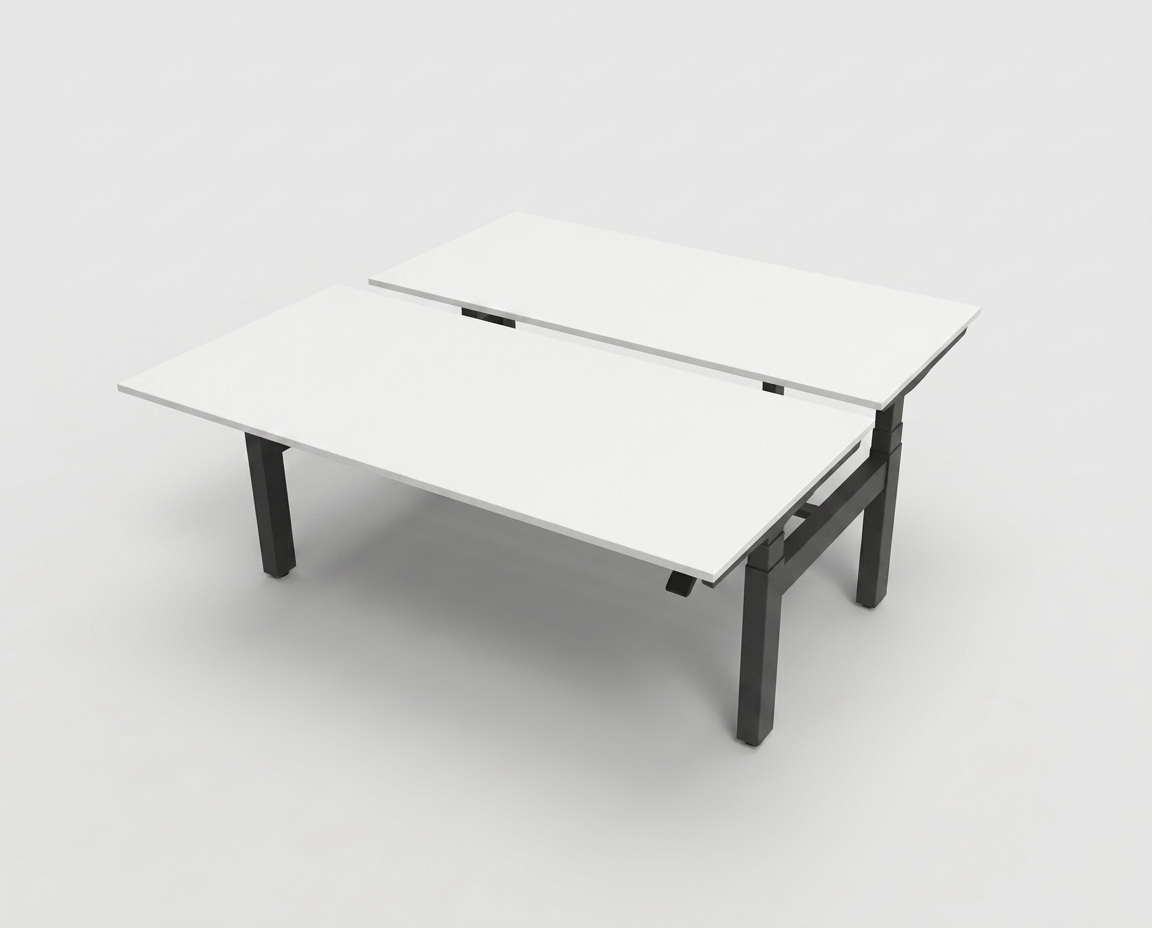Duo Werkplek Voortman H poot zit-sta bureau