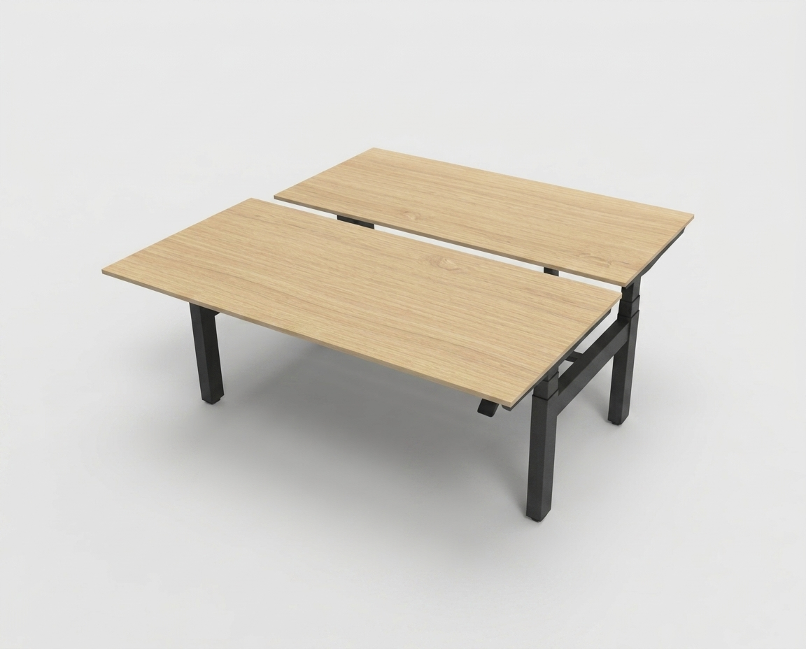 Duo Werkplek Voortman H poot zit-sta bureau